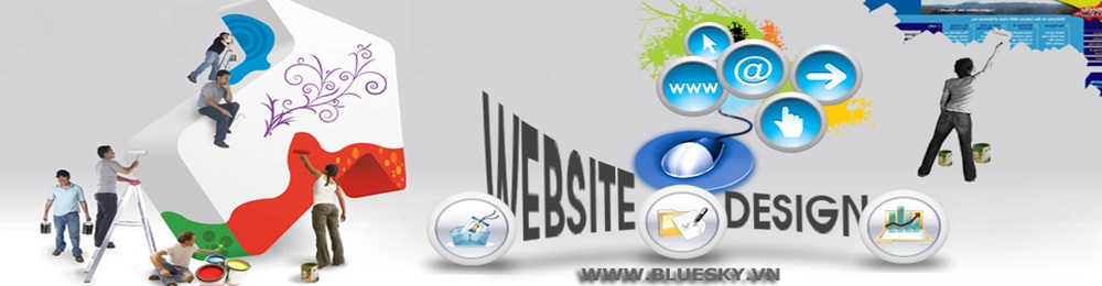 Thiết kế website BLUESKY 2012